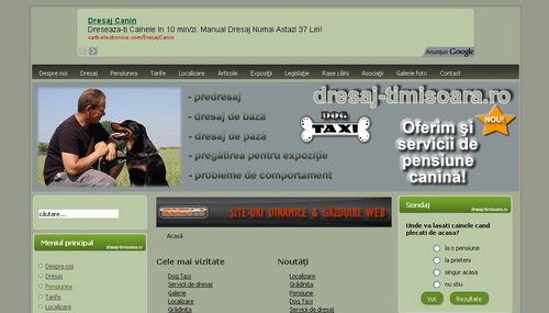 dresaj canin Timisoara